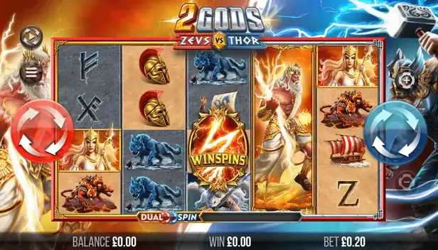 2 Gods Zeus vs Thor Slot Review